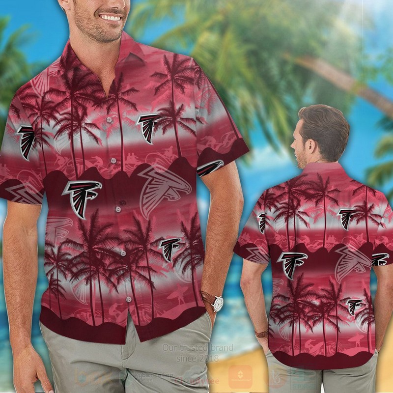 TOP NFL Atlanta Falcons Surf Tropical Shirt, Short 13