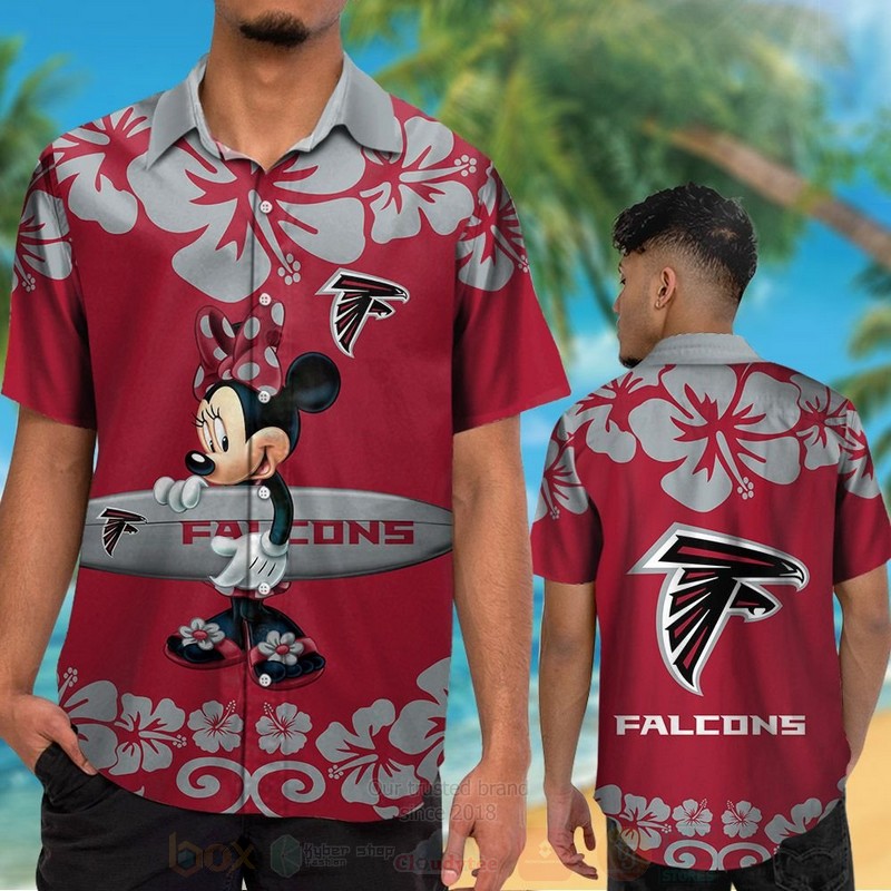 TOP NFL Atlanta Falcons and Minnie Mouse Tropical Shirt, Short 12