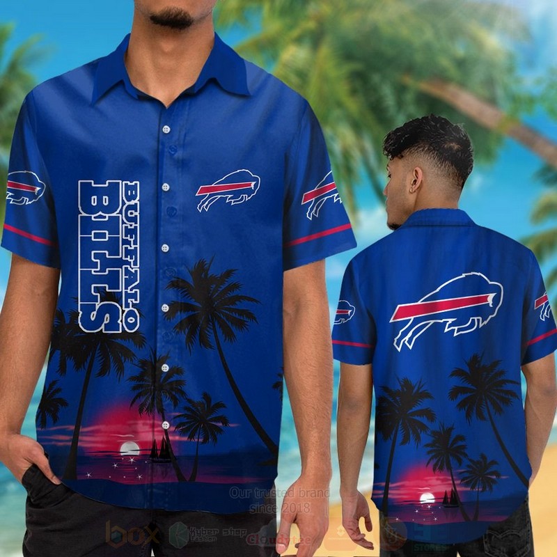 TOP NFL Buffalo Bills Sunset Tropical Shirt, Short 13