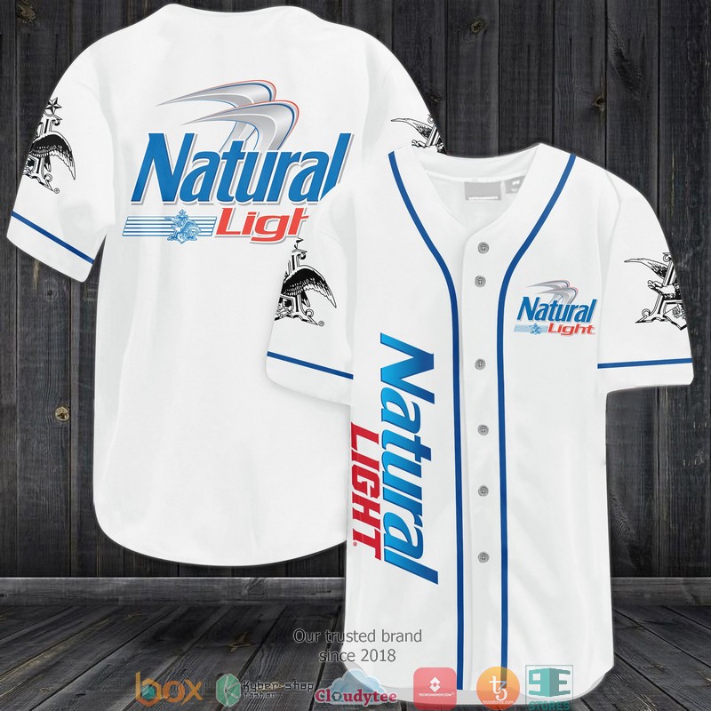 Natural Light Jersey Baseball Shirt 3