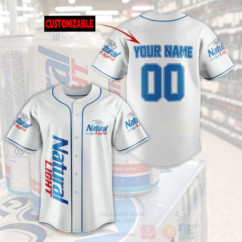 TOP Natural Light Personalized AOP Baseball Jersey Shirt 3