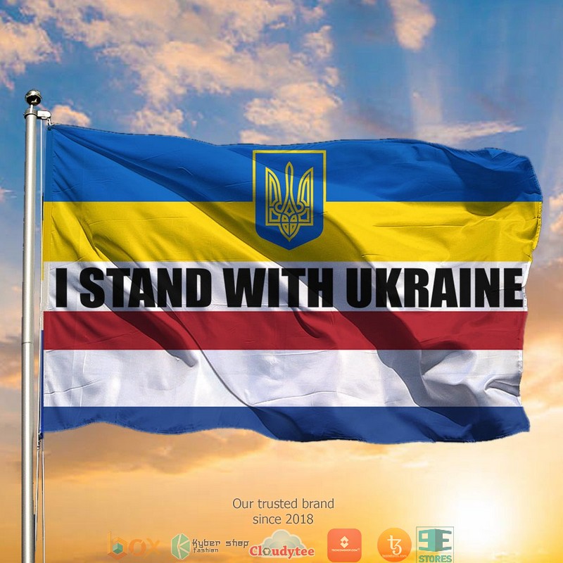 HOT Netherland I Stand With Ukraine support flag 8