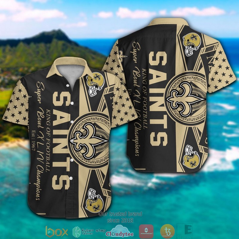NFL NFL Orleans Saints King of football Hawaii Shirt 3 NFL NFL Orleans Saints King of football Hawaii Shirt - Image 3