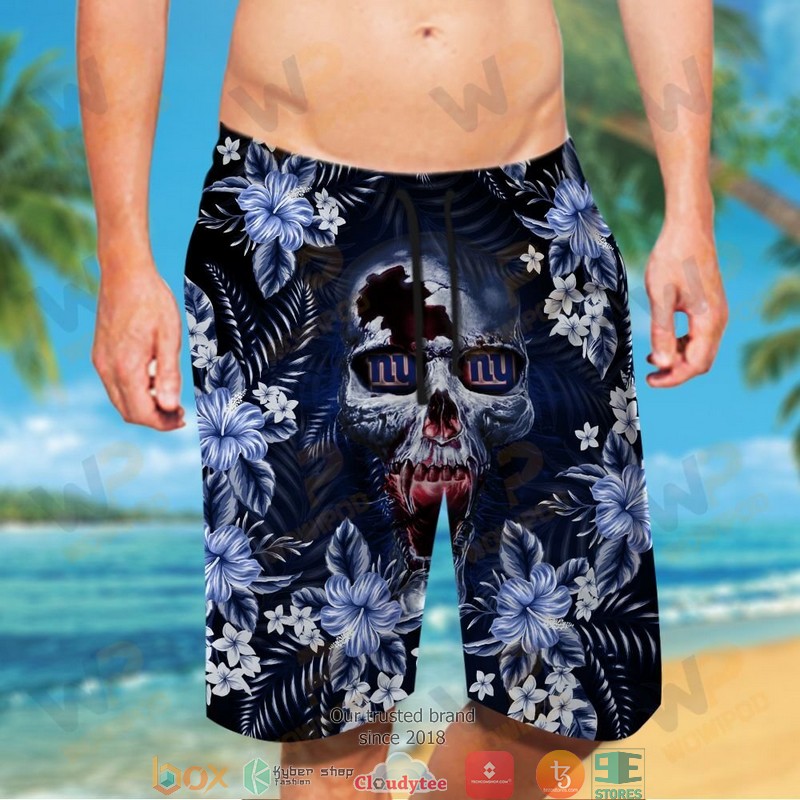BEST NFL NEW York Giants 3d illusion Skull Hawaii Set 5 BEST NFL NEW York Giants 3d illusion Skull Hawaii Set - Image 5