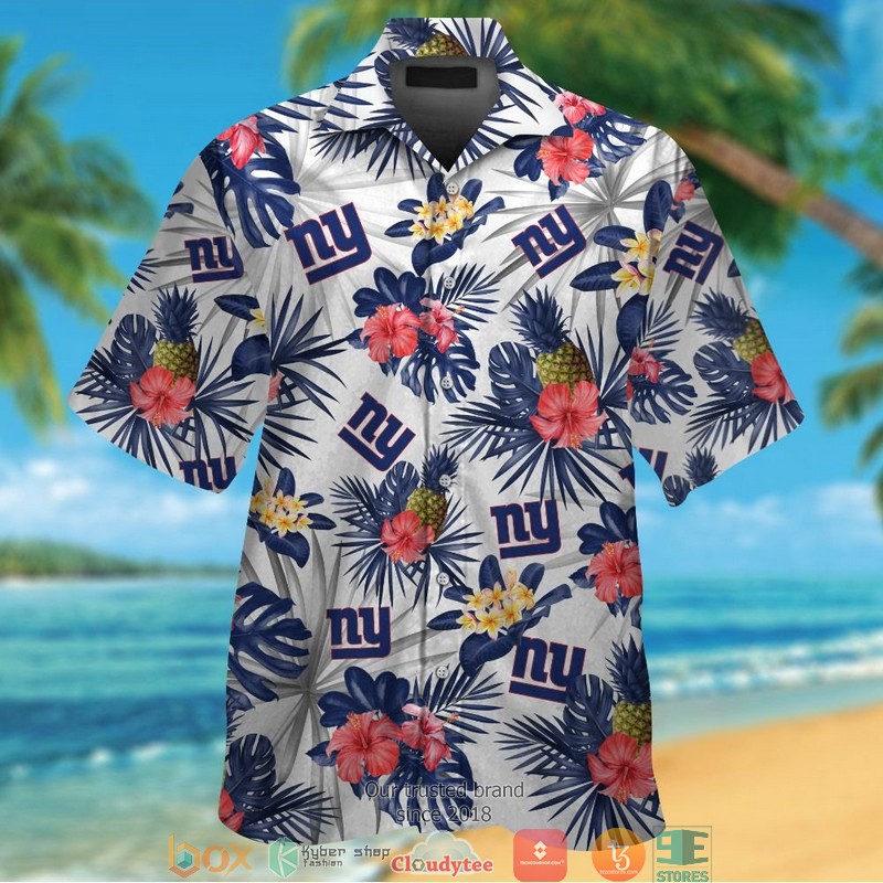 BEST NFL NEW York Giants Hibiscus Pineapple Hawaii Set 12