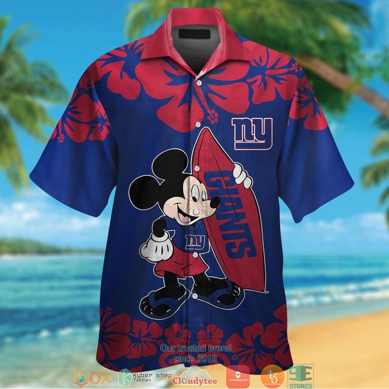 BEST NFL NEW York Giants Mickey Mouse Hawaii Set 13