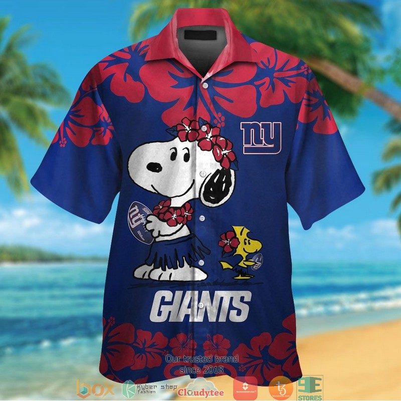 BEST NFL NEW York Giants Snoopy Hawaii Set 12