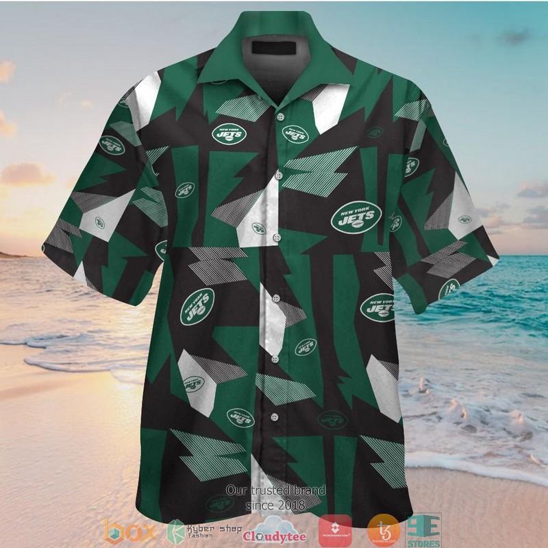 BEST NFL NEW York Jets Black green pattern Hawaii Set 13