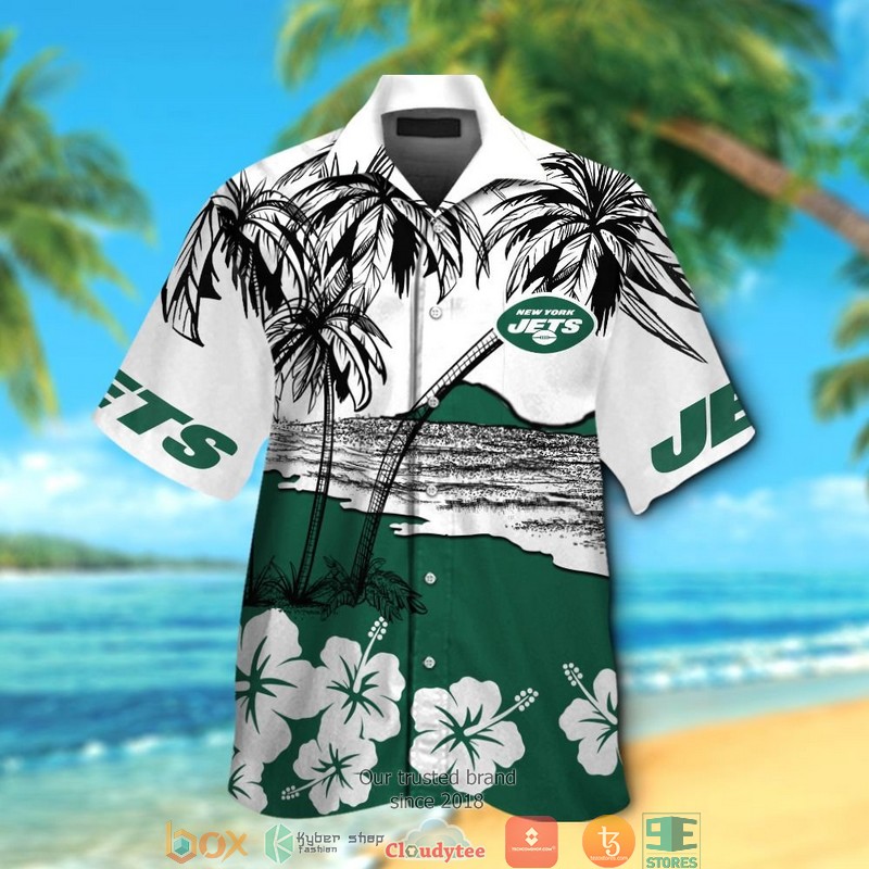 BEST NFL NEW York Jets Coconut Island Hibiscus Hawaii Set 12