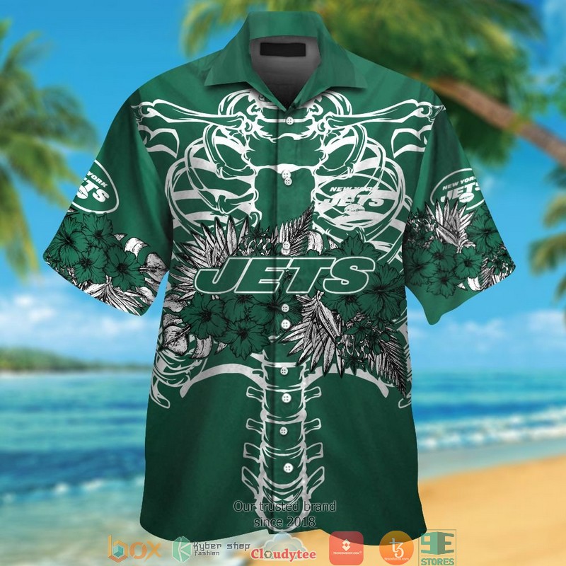 BEST NFL NEW York Jets backbone hibiscus Hawaii Set 13
