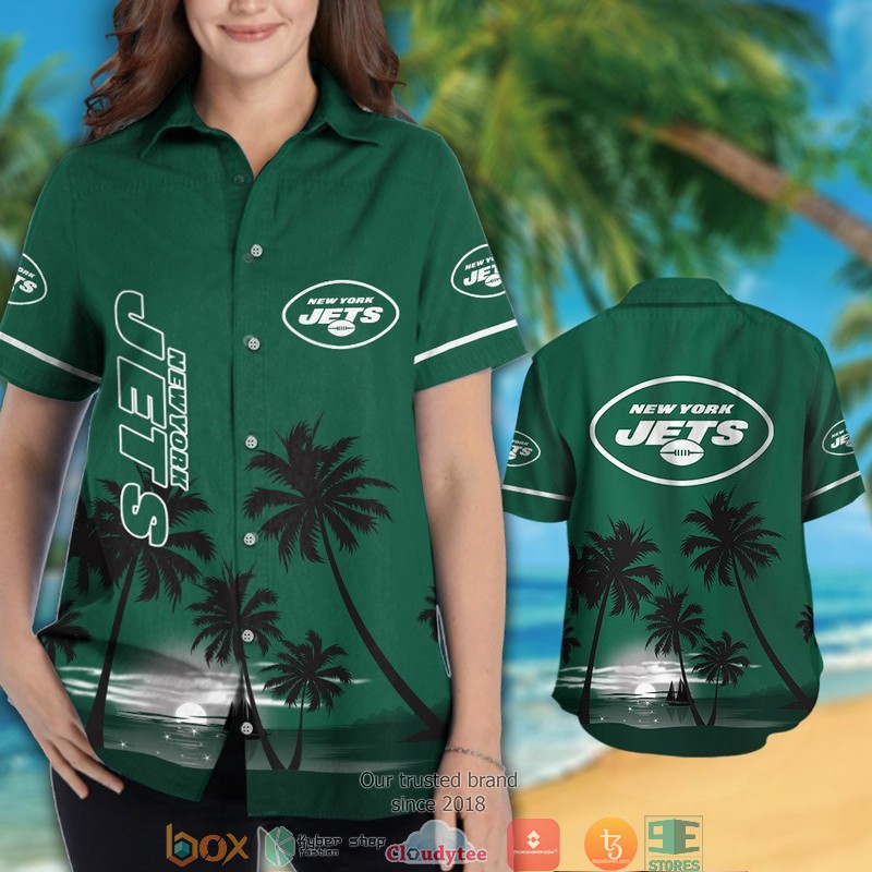 BEST NFL NEW York Jets coconut island night moon Hawaii Set - Image 3