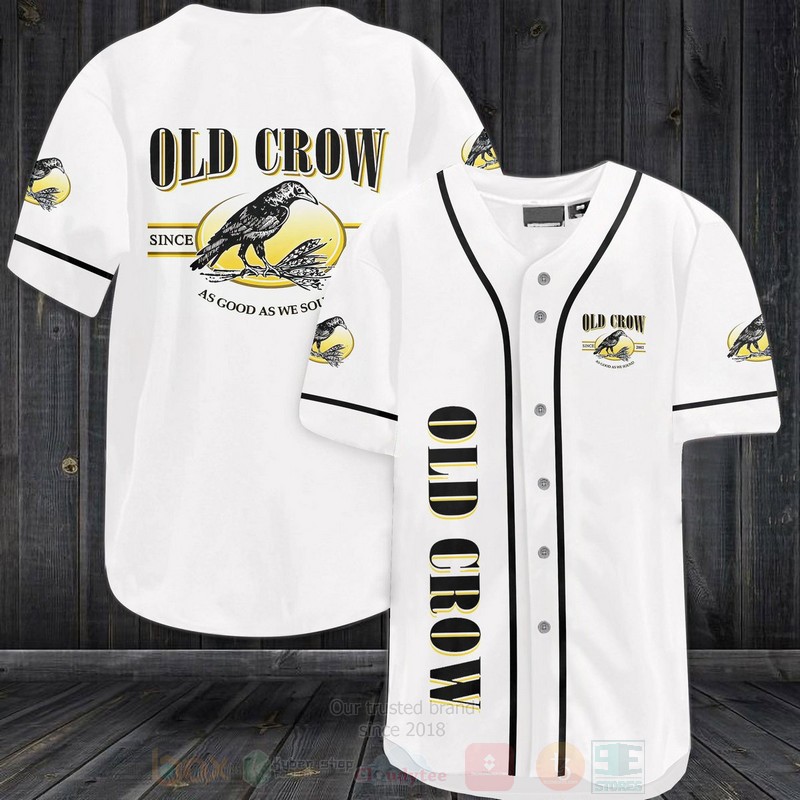 TOP Old Crow AOP Baseball Jersey Shirt 2