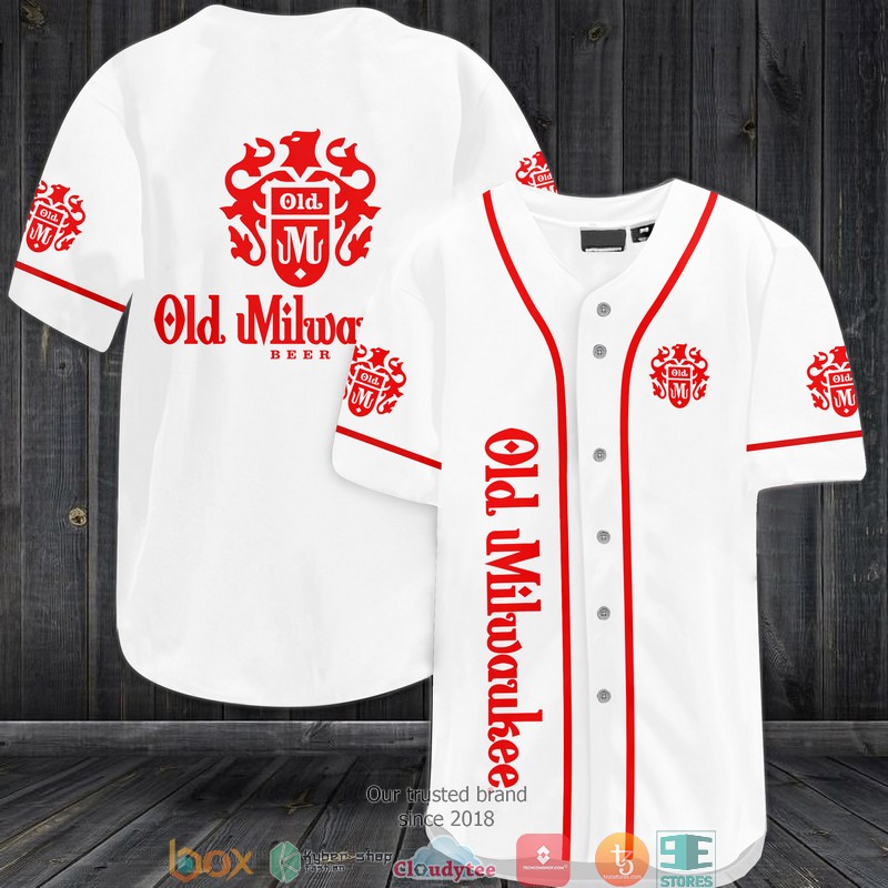 Old Milwaukee Jersey Baseball Shirt 4