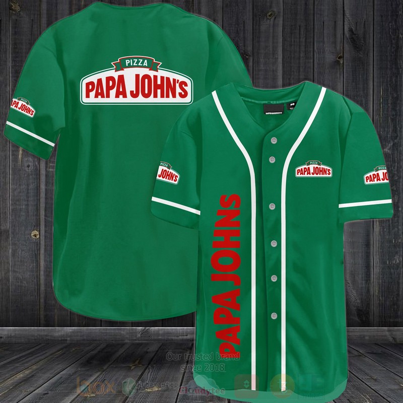 TOP Papa John's Pizza Baseball-Shirt 1
