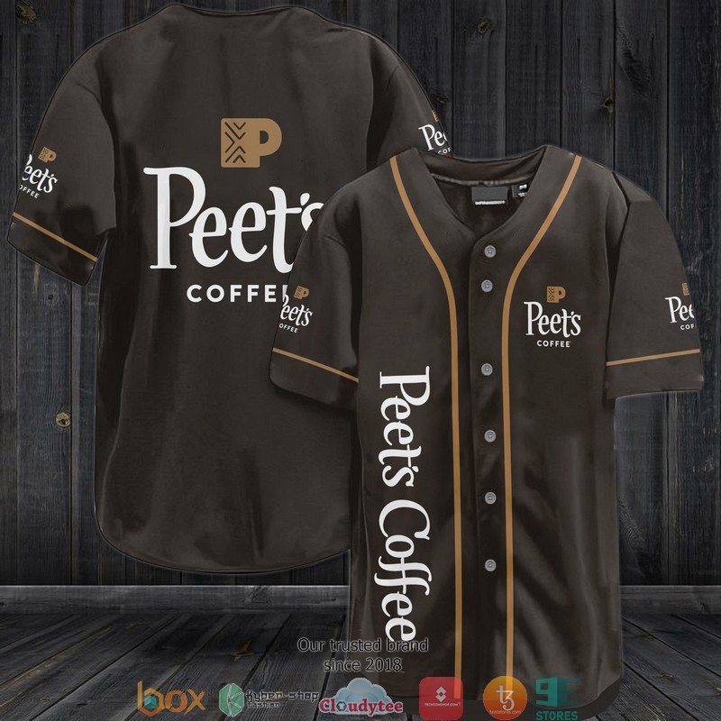 Peet's Coffee Jersey Baseball Shirt 3