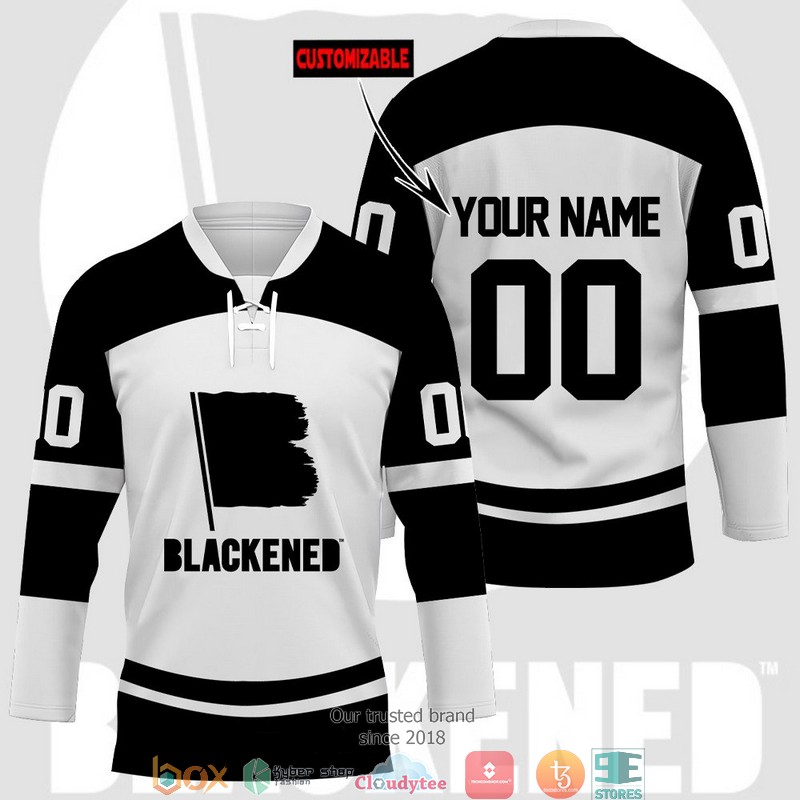 Blackened Custom Hockey Jersey 6