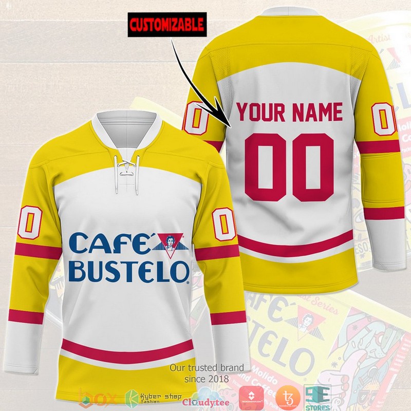 Cafe Bustelo Custom Hockey Jersey 3