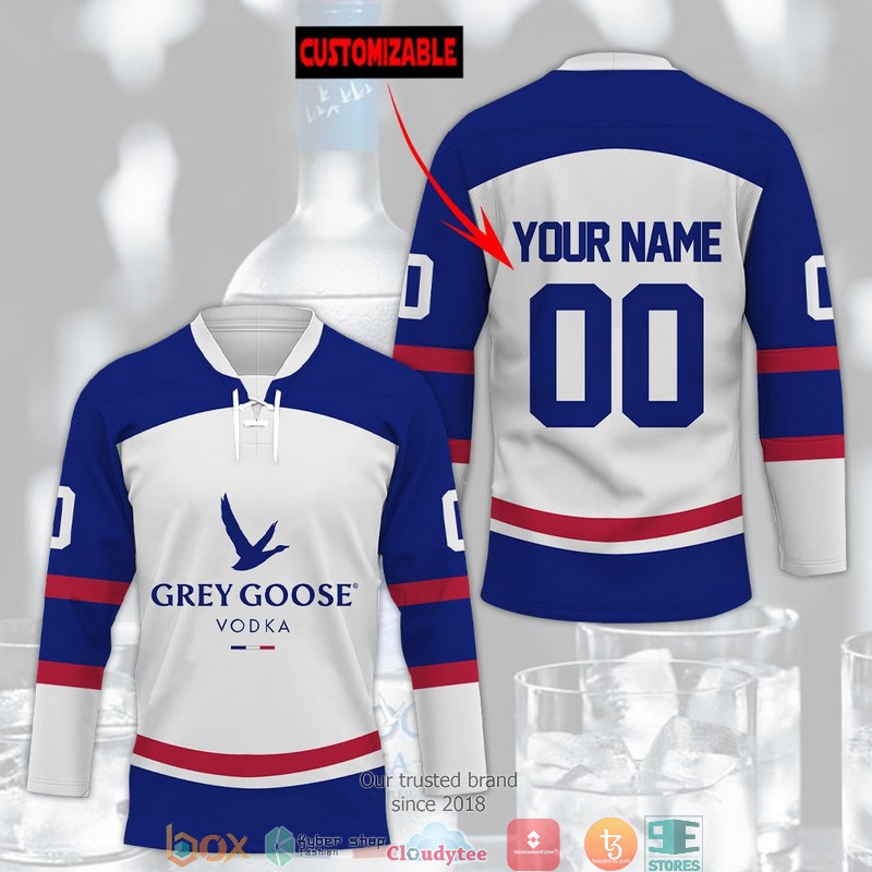 Grey Goose Original Vodka Custom Hockey Jersey 5