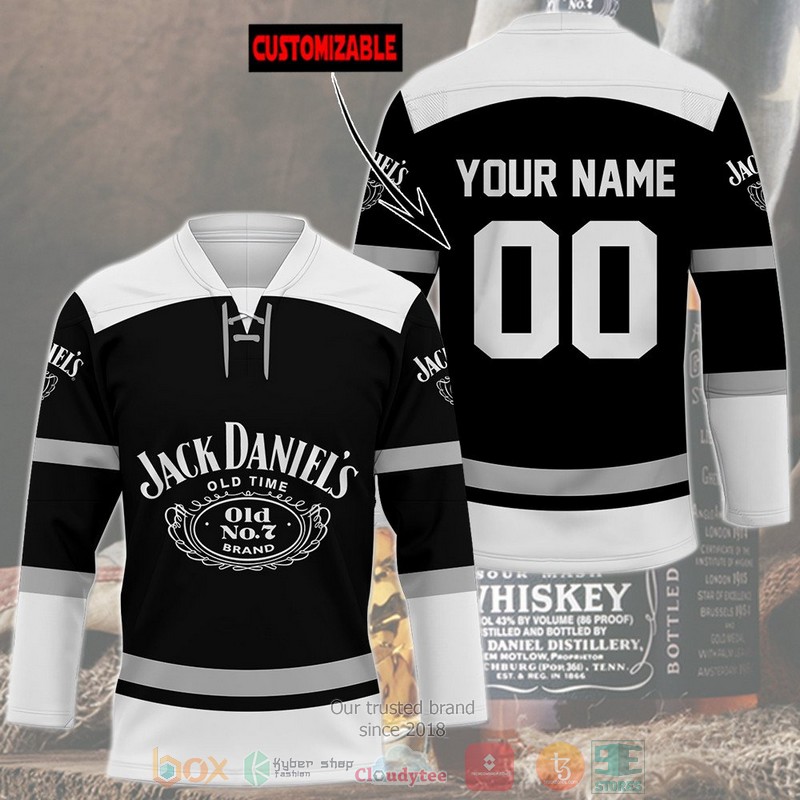 NEW Personalized Jack Daniel's Old No 7 Brand custom Hockey shirt 3