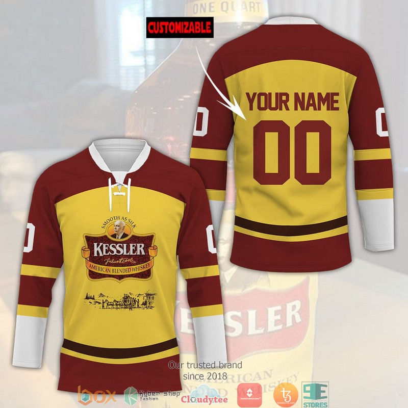 Kessler Whiskey Custom Hockey Jersey 2