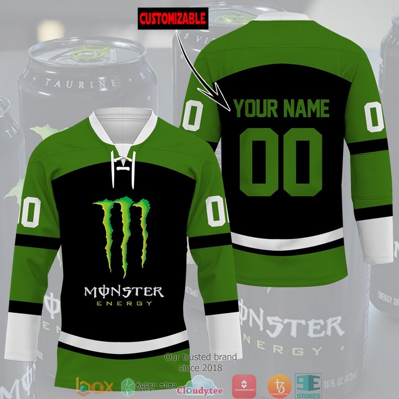 Monster Energy Custom Hockey Jersey 3