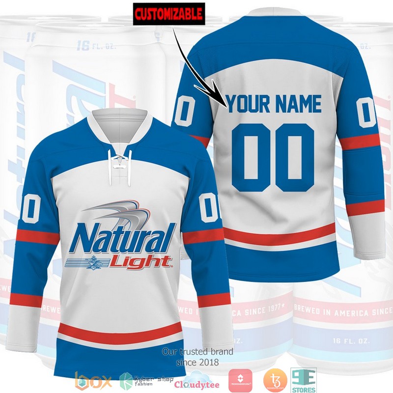 Natural Light Custom Hockey Jersey 2