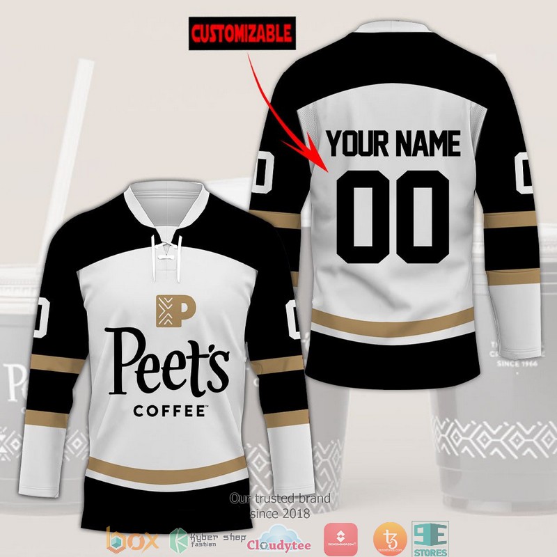 Peet's Coffee Custom Hockey Jersey 2
