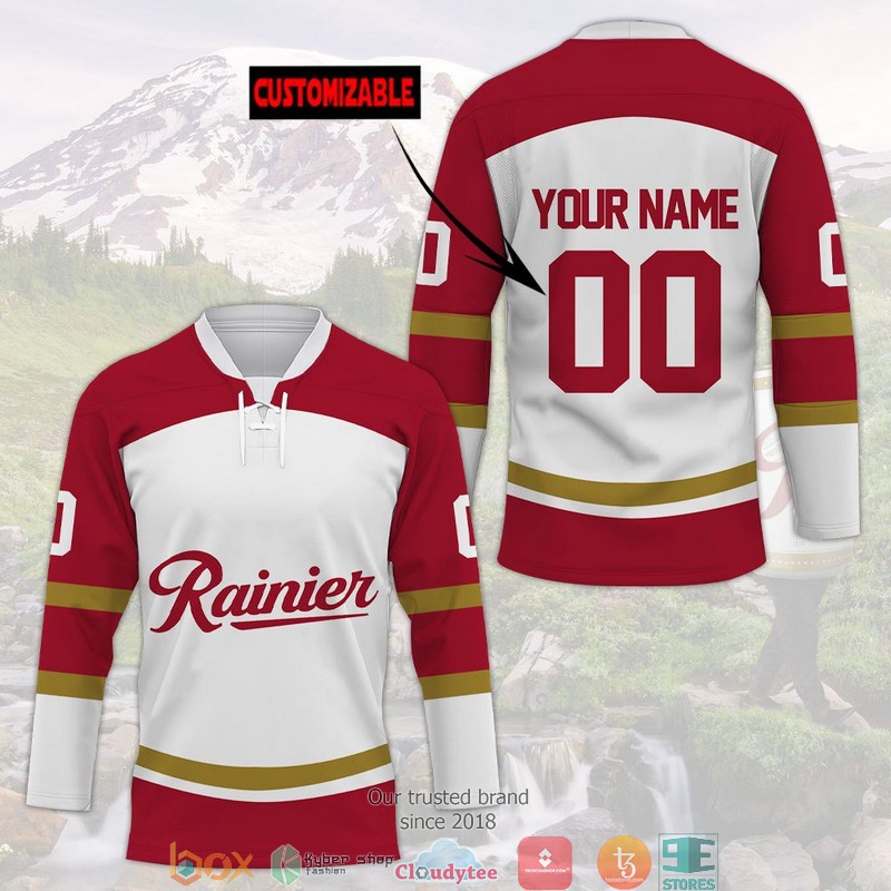 Rainier Beer Custom Hockey Jersey 2