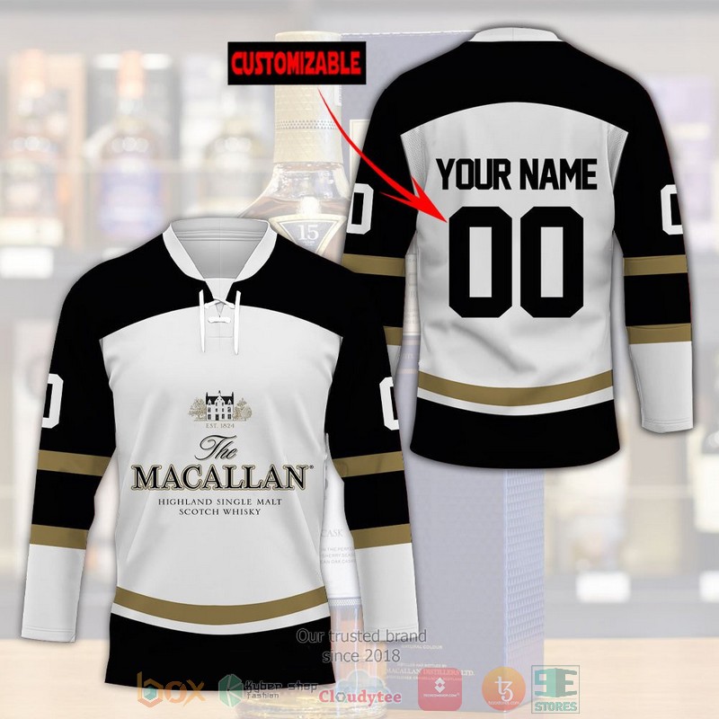 NEW Personalized The Macallan Highland Single Malt Scotch Whisky custom Hockey shirt 6