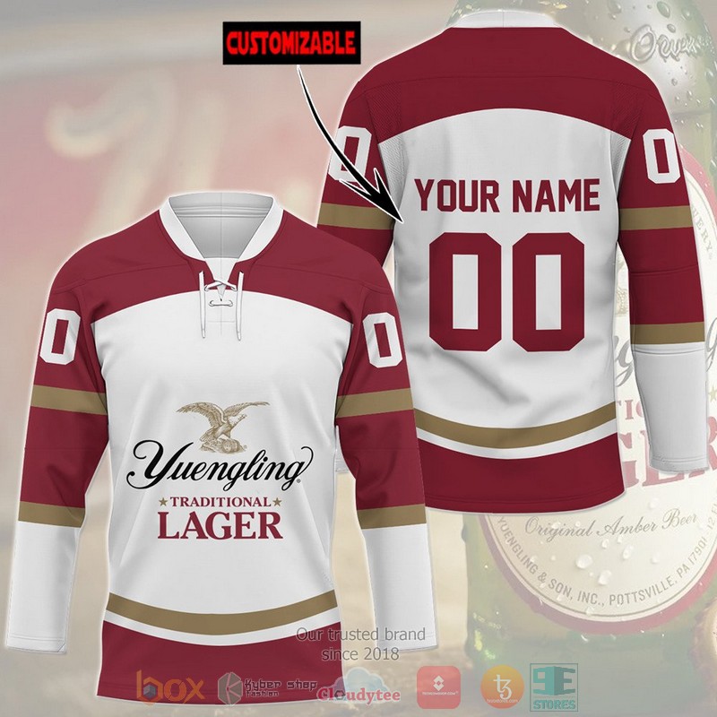 NEW Personalized Yuengling Traditional Lager custom Hockey shirt 1