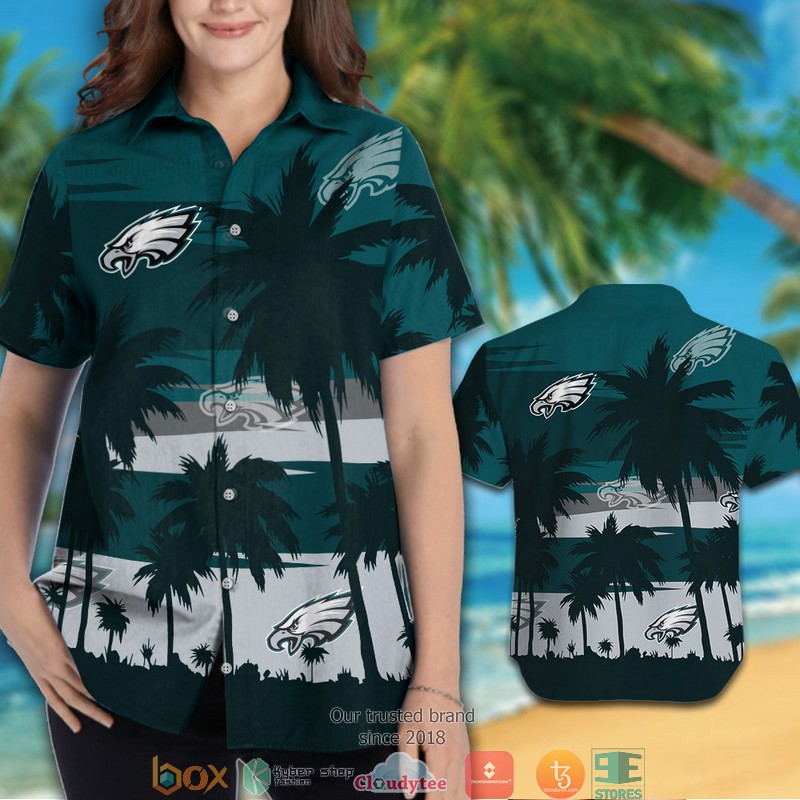 BEST NFL Philadelphia Eagles Coconut island Green Hawaii Set 8
