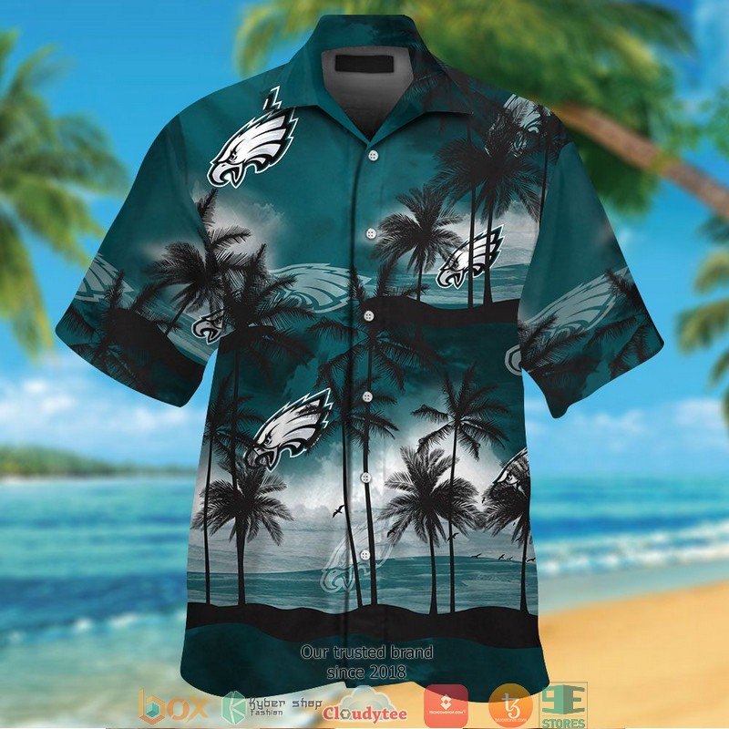 BEST NFL Philadelphia Eagles Coconut island Ocean Hawaii Set 16