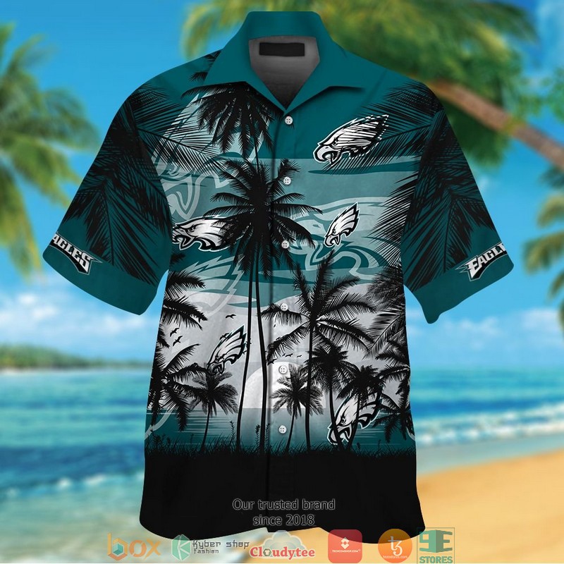 BEST NFL Philadelphia Eagles Coconut island Sunset Hawaii Set 16