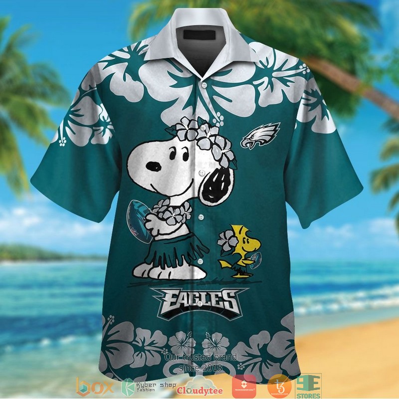BEST NFL Philadelphia Eagles Snoopy Hawaii Set 1
