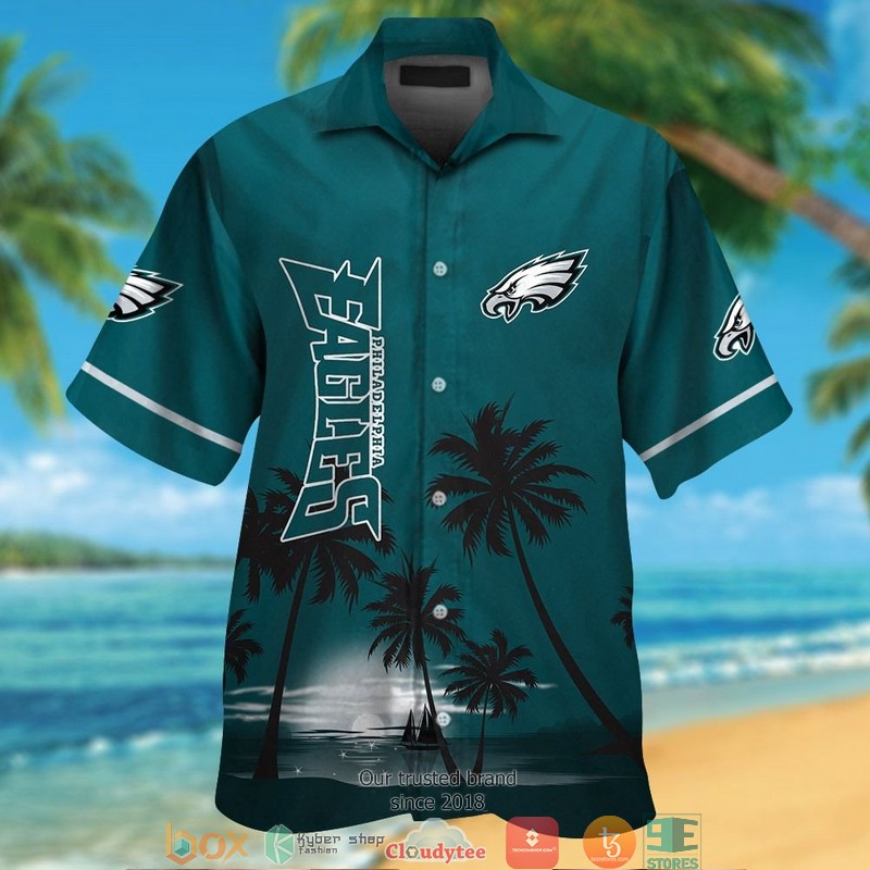 BEST NFL Philadelphia Eagles coconut island night moon Hawaii Set 1
