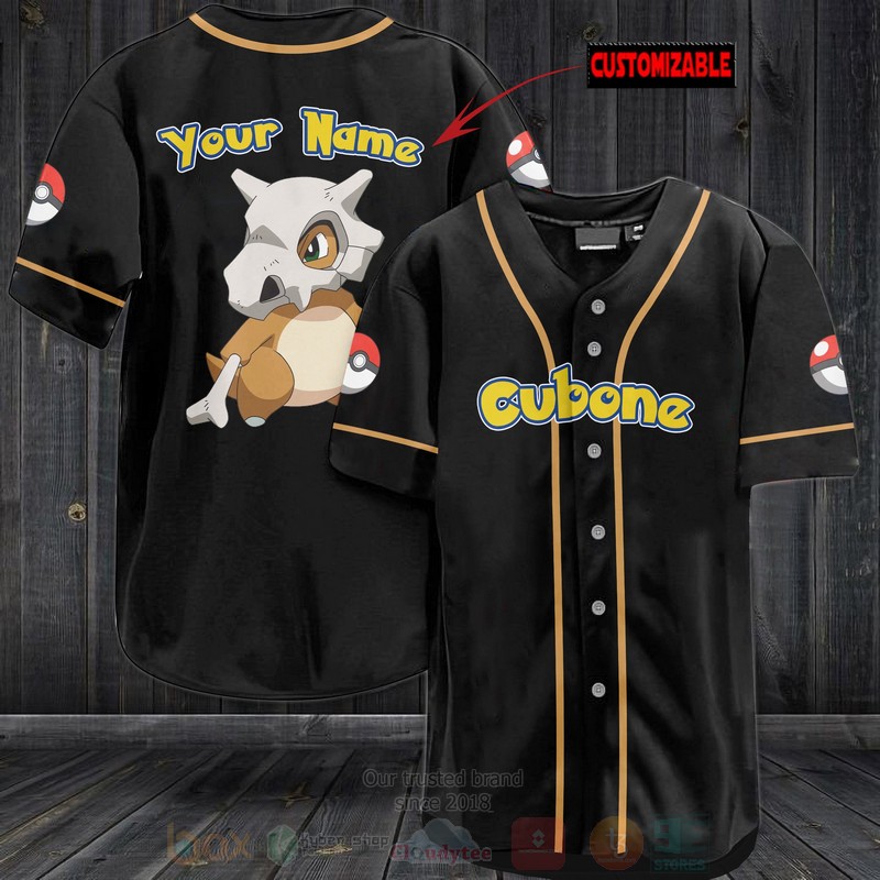 TOP Pokemon Cubone Personalized Baseball-Shirt 3