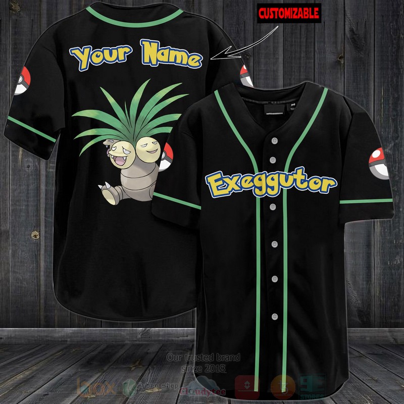 TOP Pokemon Exeggutor Personalized Baseball-Shirt 2