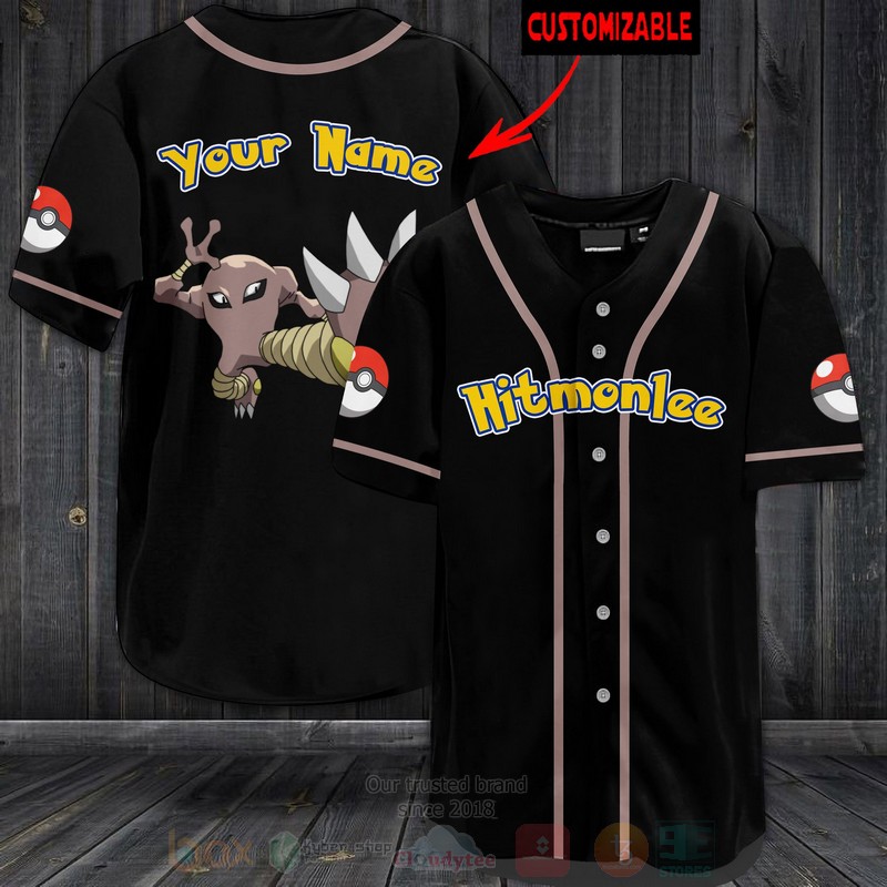 TOP Pokemon Hitmonlee Personalized Baseball-Shirt 3