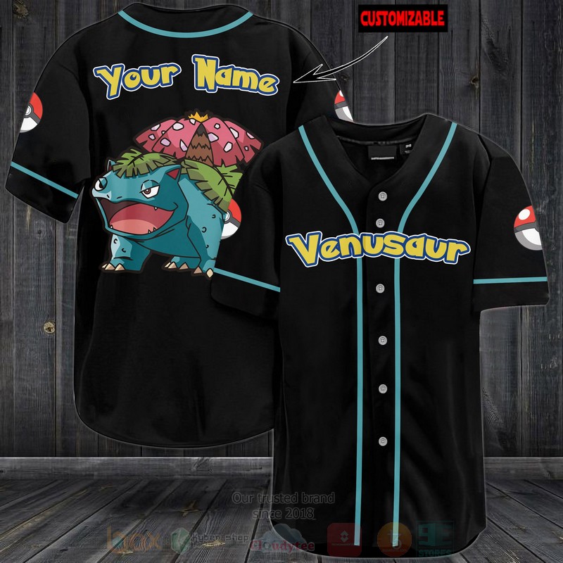 TOP Pokemon Venusaur Personalized Baseball-Shirt 2