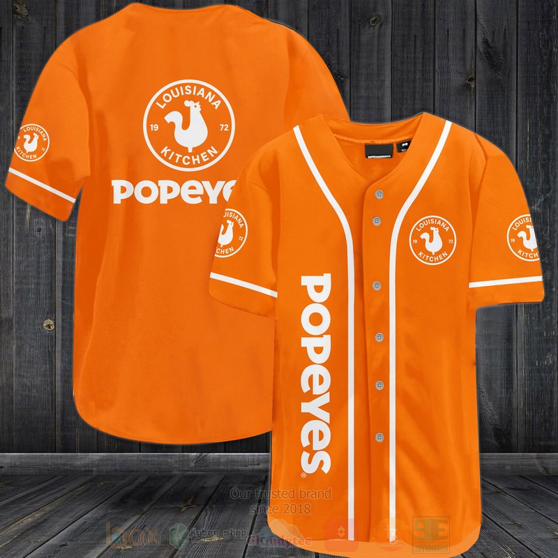 TOP Popeyes Louisiana Kitchen Baseball-Shirt 3