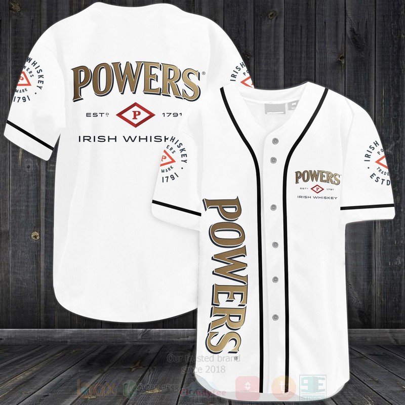 TOP Powers Irish Whiskey AOP Baseball Jersey Shirt 3