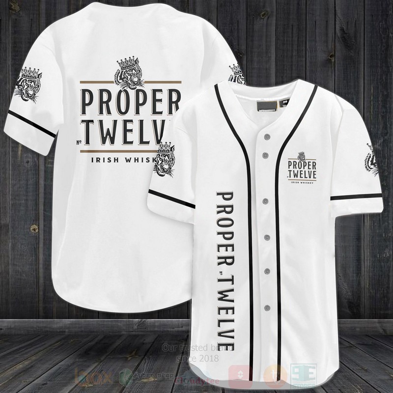 TOP Proper No Twelve AOP Baseball Jersey Shirt 3