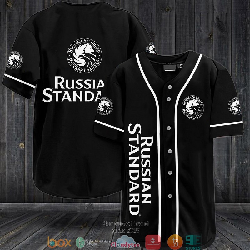 Russian Standard Vodka Jersey Baseball Shirt 3