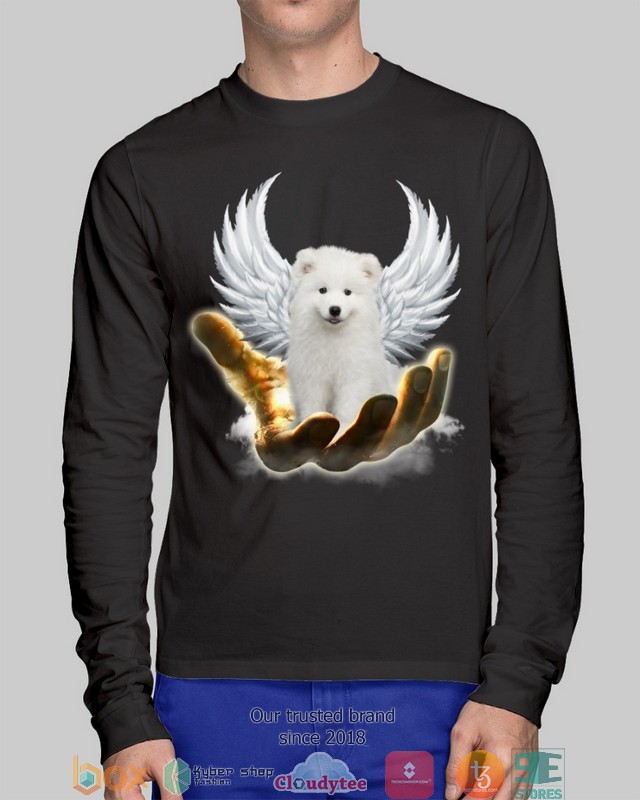 NEW Samoyed Golden Hand Heaven Wings 2d shirt, hoodie - Image 11