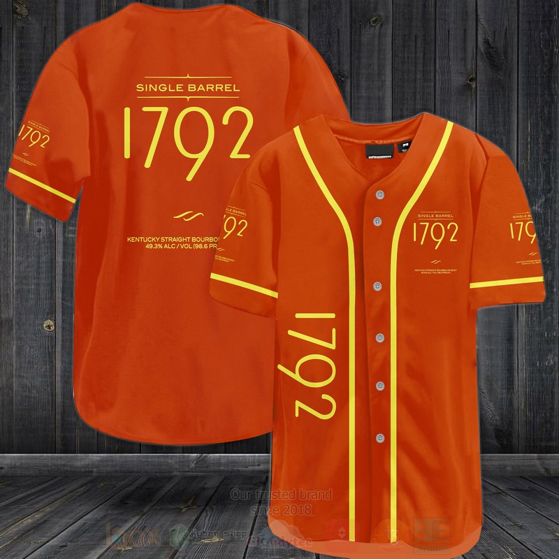 TOP Single Barrel 1792 AOP Baseball Jersey Shirt 3
