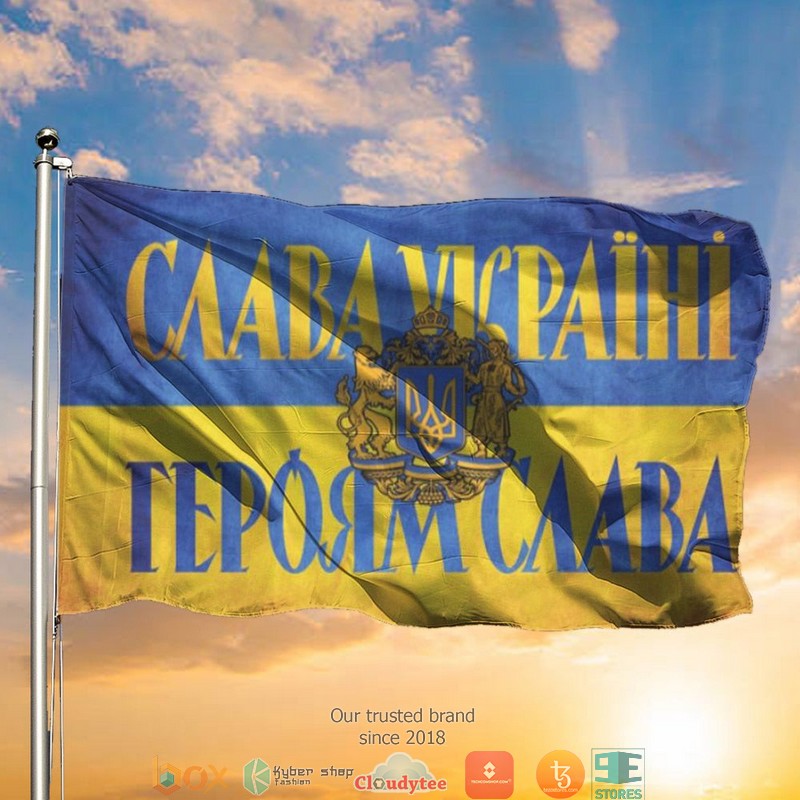 HOT Slava Ukraini Ukraine support flag 9