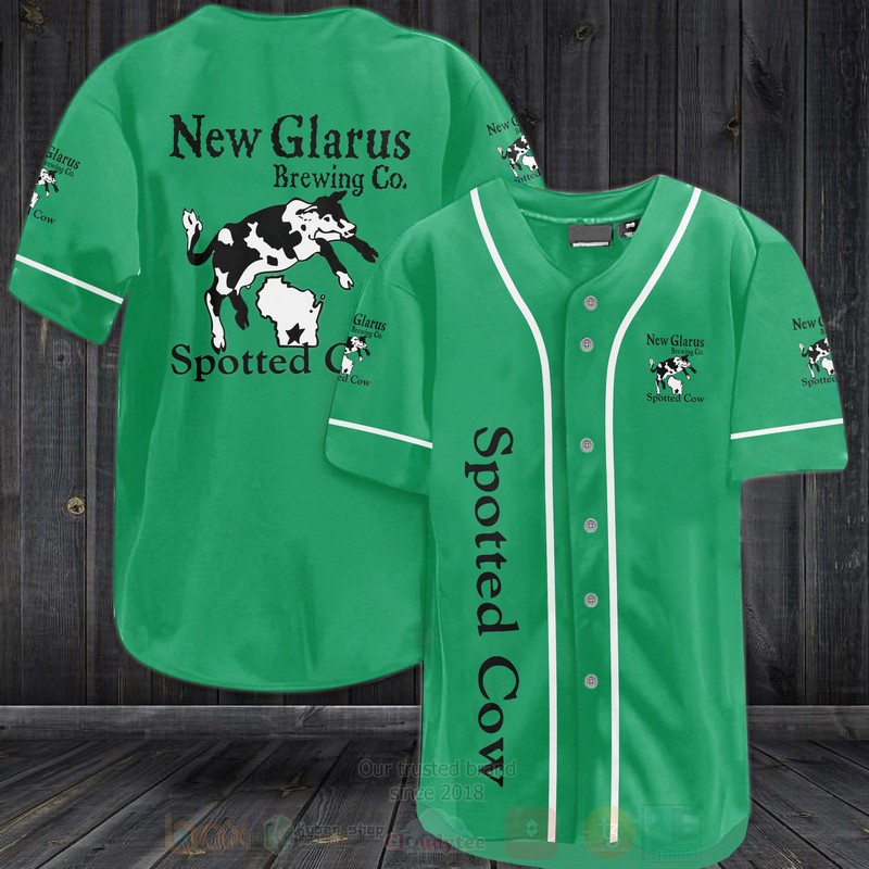 TOP Spotted Cow AOP Baseball Jersey Shirt 3