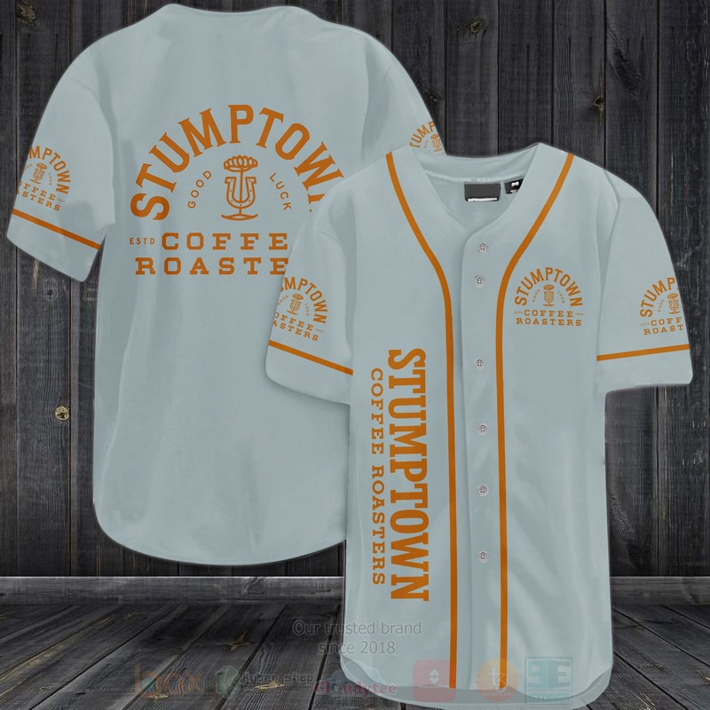 TOP Stumptown Coffee Roasters AOP Baseball Jersey Shirt 3