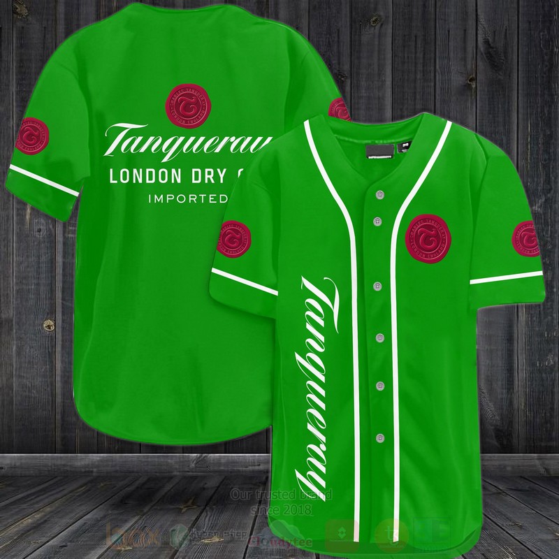 TOP Tanqueray AOP Baseball Jersey Shirt 2