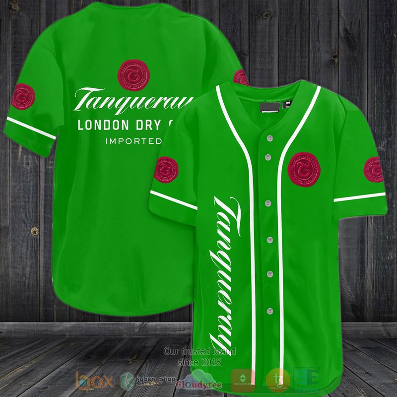 NEW Tanqueray London Dry Gin green Baseball shirt 2
